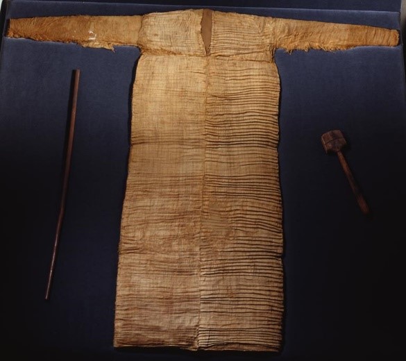 robe plissée en lin Egypte Antique