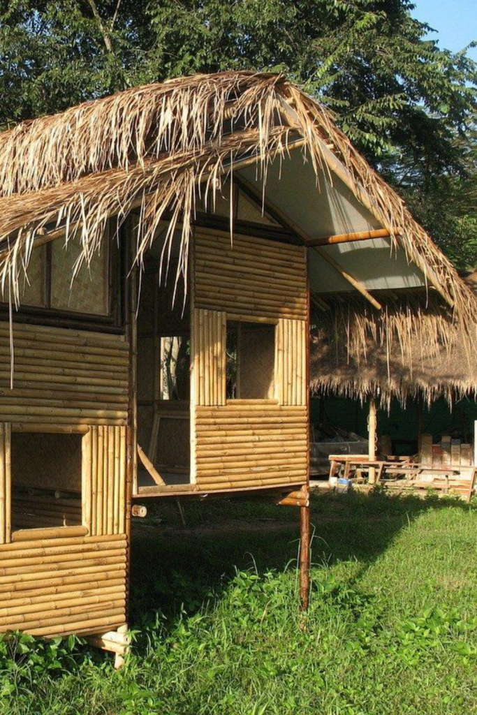 Maison en bambou